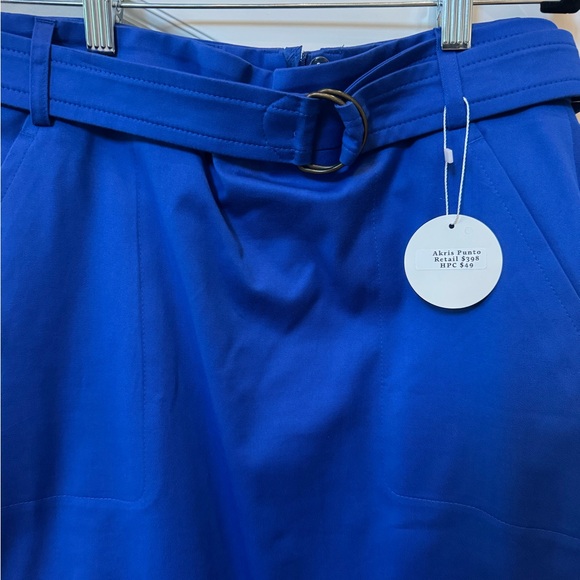 Akris Punto Dresses & Skirts - Akris Punto Blue Belted Skirt